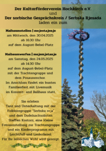 Plakat Maibaum stellen Hochkirch