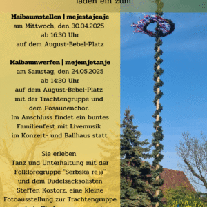Plakat Maibaum stellen Hochkirch