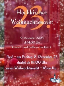 23. Hochkircher Weihnachtsmarkt